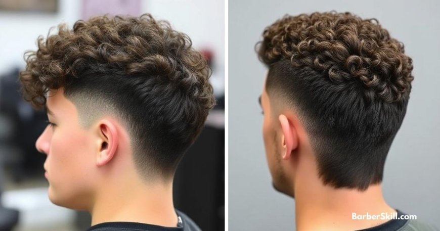 A stylish low fade with a mohawk, featuring a gradual taper on the sides that blends seamlessly into the longer hair on top.