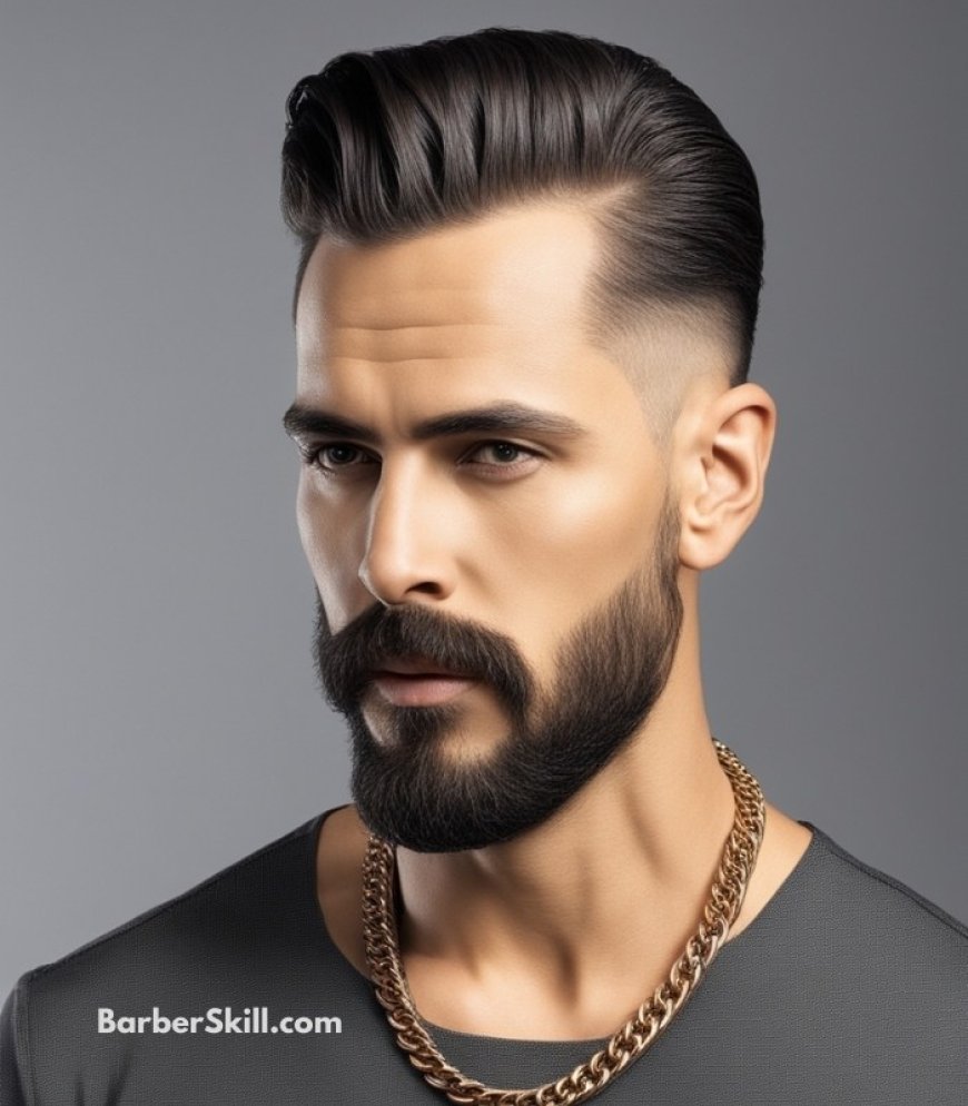 Short Hairstyles for Men- Slicked Back Undercut