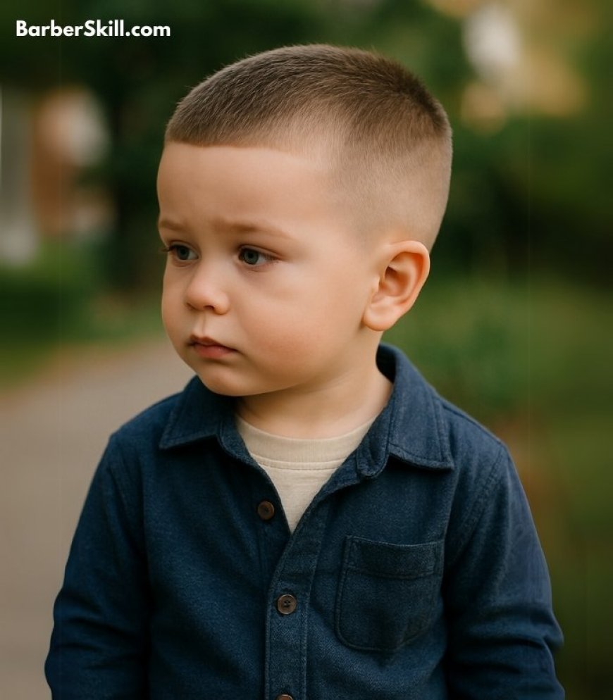 Classic crew cut Haircut for toddler