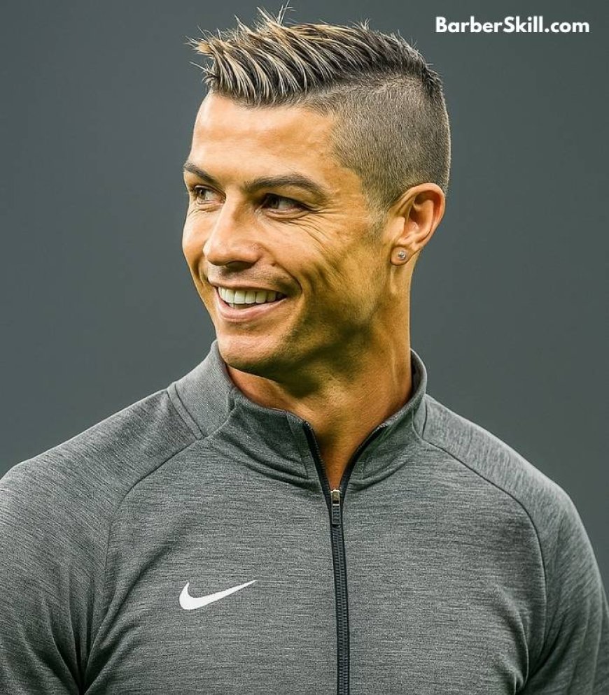 Cristiano Ronaldo's Spiky Mohawk haircut.
