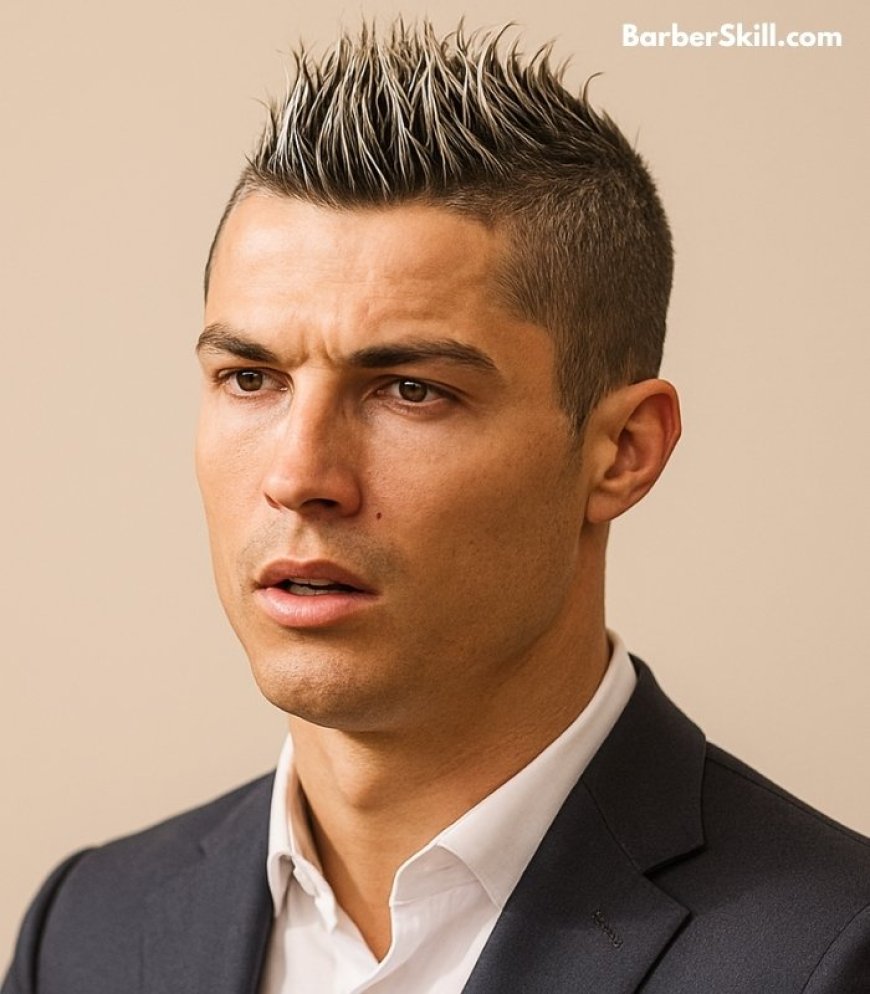 Cristiano Ronaldo's Spiky Frosted Tips haircut.