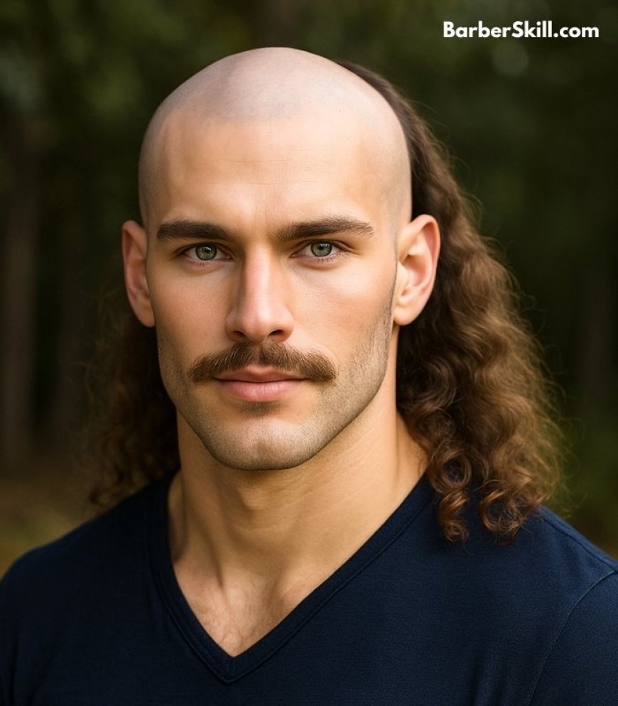 Ugly Haircut - A man having The Skullet hairstyle