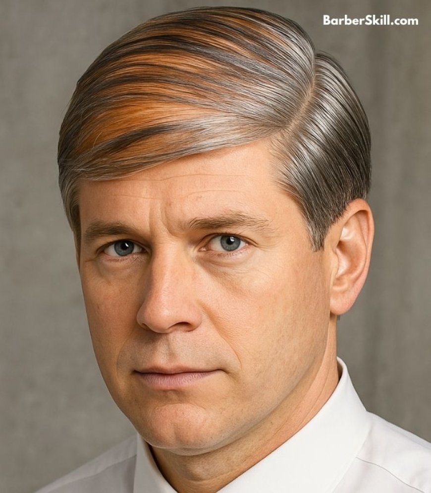 Ugly Haircut - A man having The Comb-Over (Baldness Denial) hairstyle